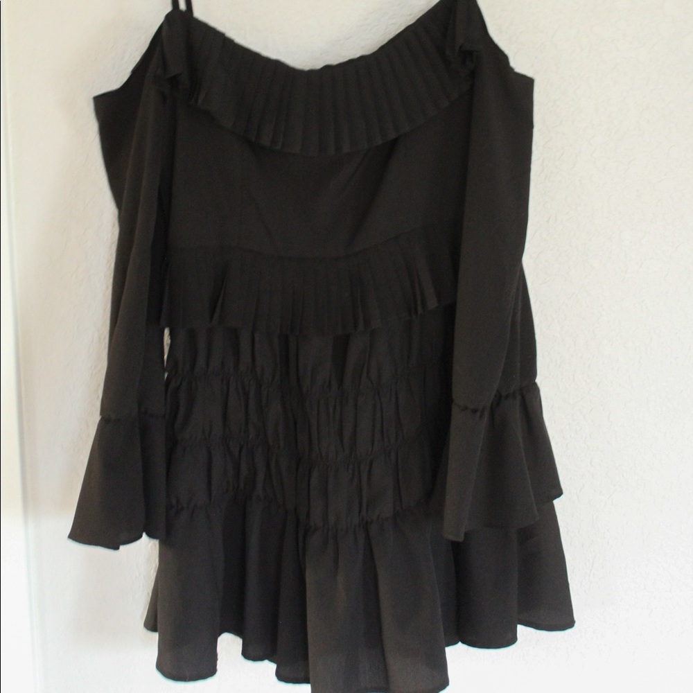 Foxiedox Layered Black Dress 🖤